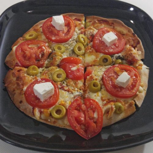 Margherita Pita Bread Pizza Pizza Pitza