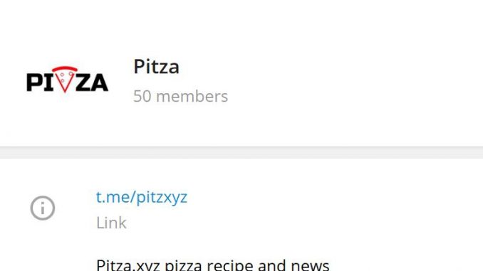 Pizza Telegram Channel